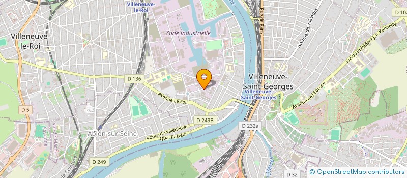 localisation de l'entreprise SEMEFER à VILLENEUVE-LE-ROI