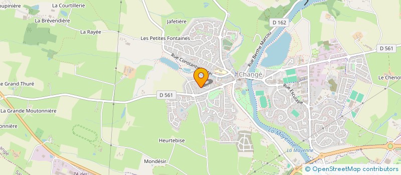 localisation de l'entreprise SEMELIENS à CHANGE