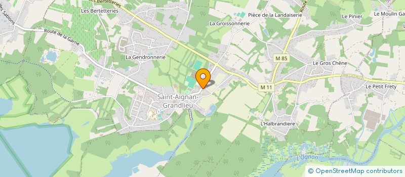 localisation de l'entreprise SEMELLES VAGABONDES A SAINT AIGNAN  SAINT-AIGNAN-GRANDLIEU