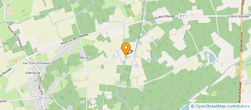 localisation de l'entreprise SEMENCE D'ANJOU  LES BOIS D'ANJOU