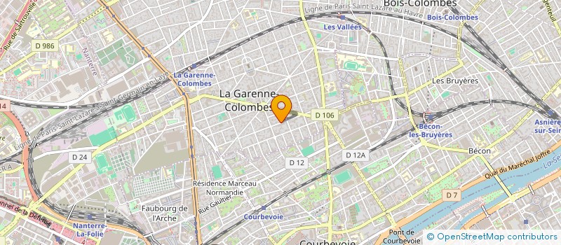 localisation de l'entreprise SEMENCE DIVINE à LA GARENNE-COLOMBES