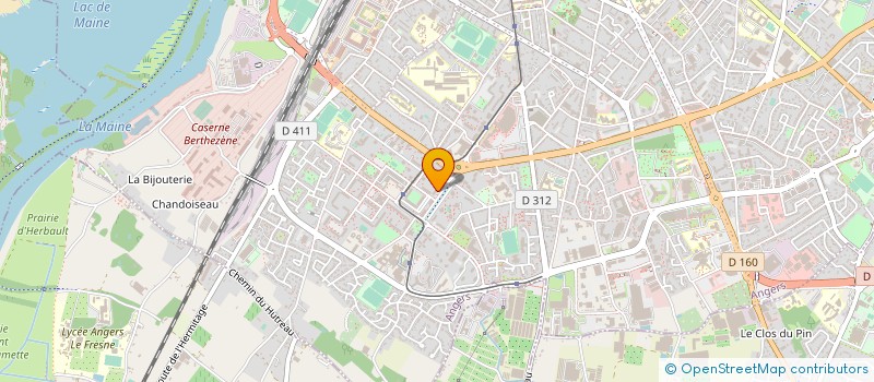 localisation de l'entreprise SEMENCE ET MOISSON à ANGERS