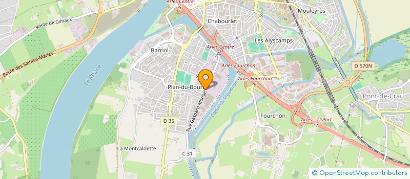 localisation de l'entreprise SEMENCES DE PROVENCE à ARLES
