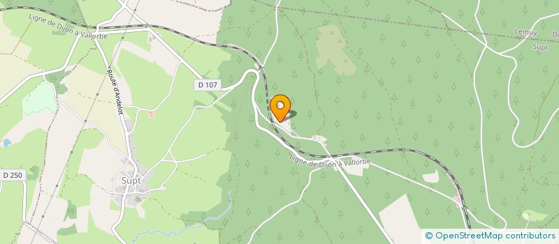 localisation de l'entreprise SEMENCES FORESTIERES AMELIOREES GIE  SUPT