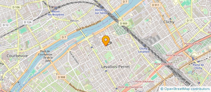 localisation de l'entreprise SEMENT à LEVALLOIS-PERRET