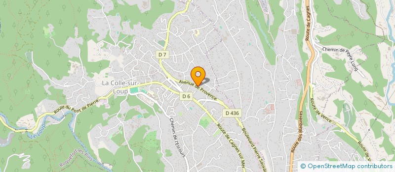 localisation de l'entreprise SEMERARO / BELLAICHE  LA COLLE-SUR-LOUP