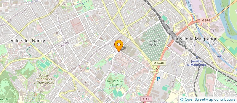localisation de l'entreprise SEMERFRUITS à VANDŒUVRE-LES-NANCY