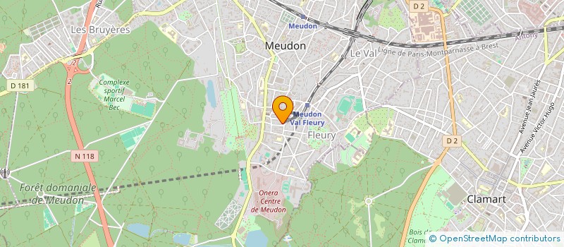 localisation de l'entreprise SEMERYS à MEUDON