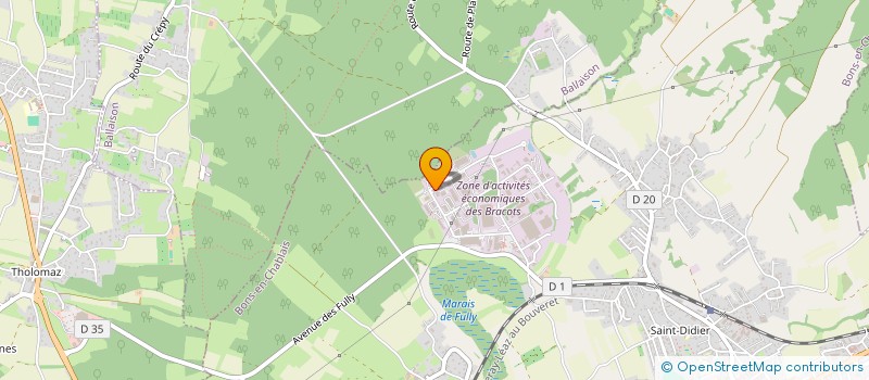 localisation de l'entreprise SEMET SL  BONS-EN-CHABLAIS