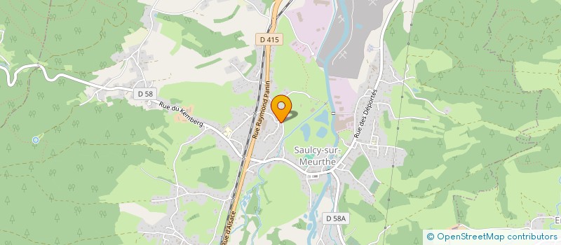localisation de l'entreprise SEMF' DESTOCK  SAULCY-SUR-MEURTHE
