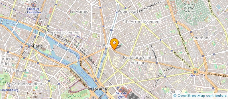 localisation de l'entreprise SEMI à PARIS 11