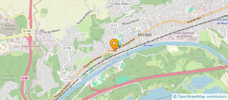 localisation de l'entreprise SEMI à MIRIBEL