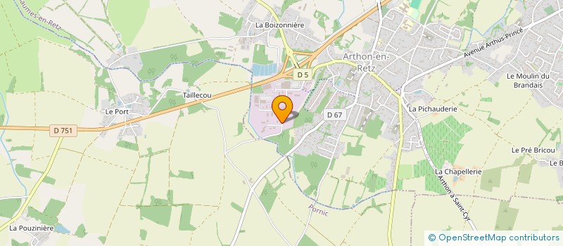 localisation de l'entreprise SEMI à CHAUMES-EN-RETZ