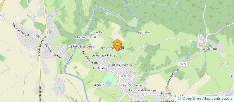 localisation de l'entreprise SEMI-LOC  FONTENAY-LE-COMTE