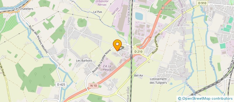 localisation de l'entreprise SEMI REMORQUE SERVICE PLUS - SR à ROULLET-SAINT-ESTEPHE
