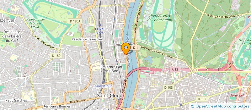 localisation de l'entreprise SEMI-SEINE à SAINT CLOUD