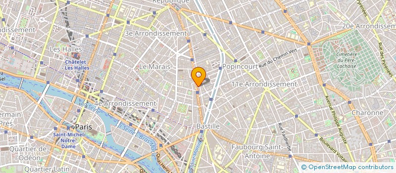 localisation de l'entreprise SEMIANE PRODUCTIONS  PARIS