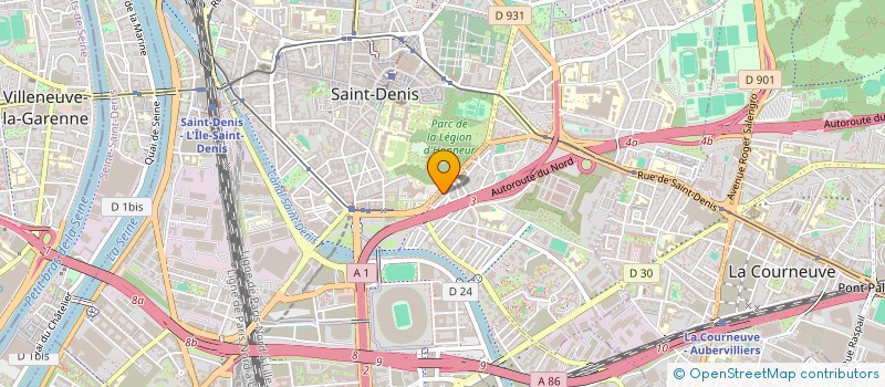 localisation de l'entreprise SEMICO à SAINT-DENIS