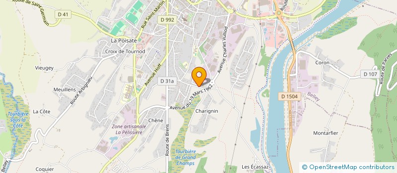 localisation de l'entreprise SEMILLANCE  BELLEY