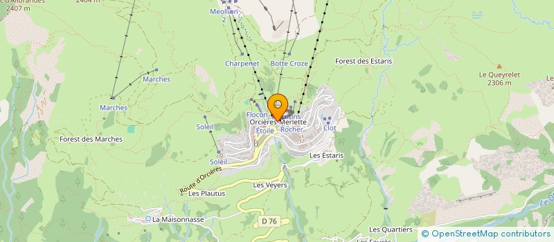 localisation de l'entreprise SEMILOM RESORT à ORCIERES