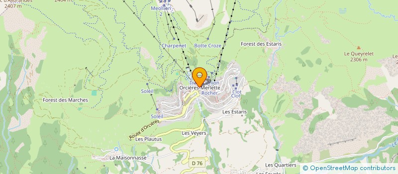 localisation de l'entreprise SEMILOM RHEA  ORCIERES