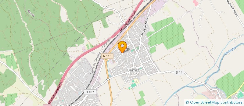 localisation de l'entreprise SEMILUNA  BERNIS