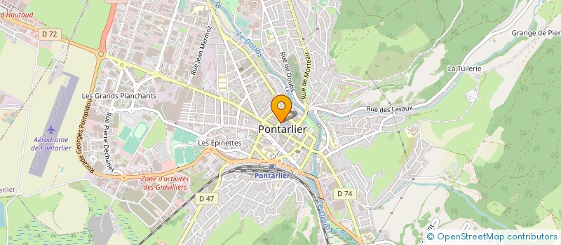 localisation de l'entreprise SEMIN à PONTARLIER