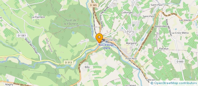 localisation de l'entreprise SEMINAHR  LEGNY