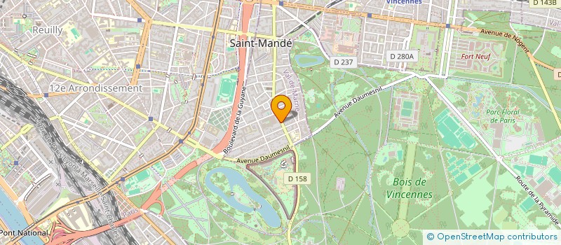 localisation de l'entreprise SEMINAIR INTENSIF GESTION MATHEM APPLIQU à SAINT-MANDE