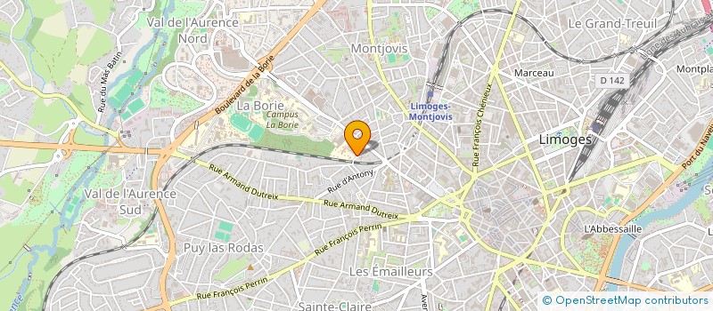 localisation de l'entreprise SEMINAIRE DESPORT à LIMOGES