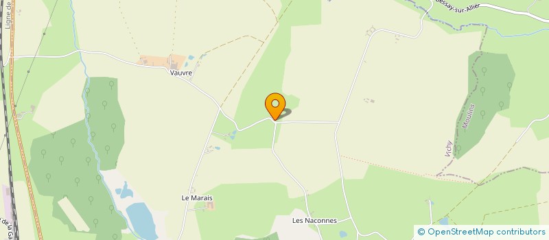 localisation de l'entreprise SEMINAIRE EN BOURBONNAIS  SAINT-GERAND-DE-VAUX