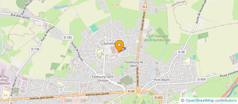 localisation de l'entreprise SEMINAIRE59  MAUBEUGE