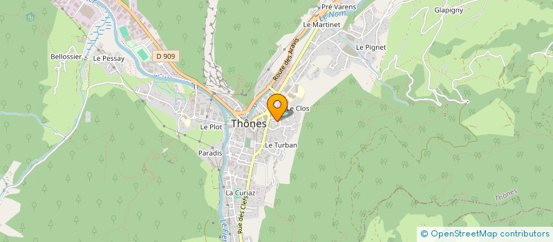 localisation de l'entreprise SEMIO COMMUNICATION  THONES