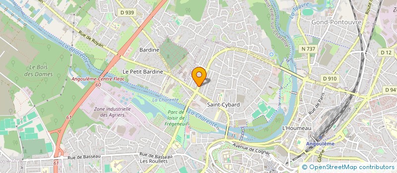 localisation de l'entreprise SEMIOS à ANGOULEME