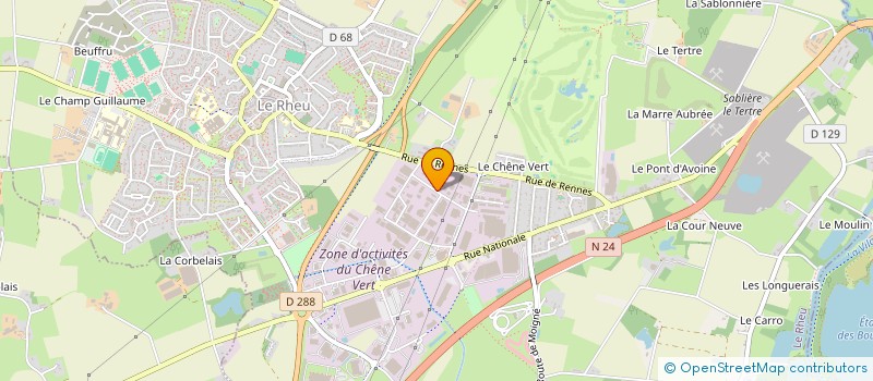 localisation de l'entreprise SEMIOS ALLIANCE à LE RHEU