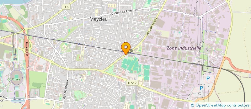 localisation de l'entreprise SEMIPI à MEYZIEU