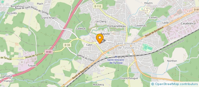 localisation de l'entreprise SEMISENS à SAINT-VINCENT-DE-TYROSSE
