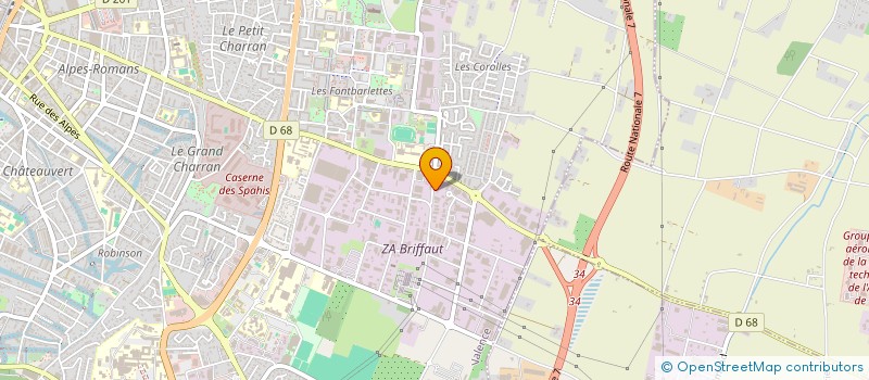localisation de l'entreprise SEMIZ BATIMENT à VALENCE