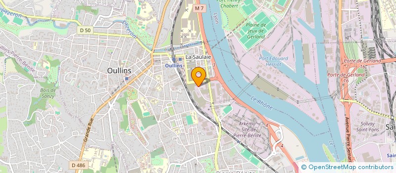 localisation de l'entreprise SEMKEL  OULLINS-PIERRE-BENITE