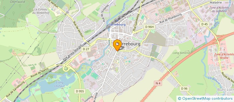 localisation de l'entreprise SEML DES ABATTOIRS DE SARREBOURG  SARREBOURG