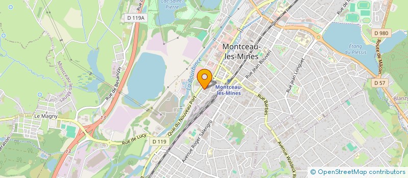 localisation de l'entreprise SEML MONTCEAU  MONTCEAU-LES-MINES