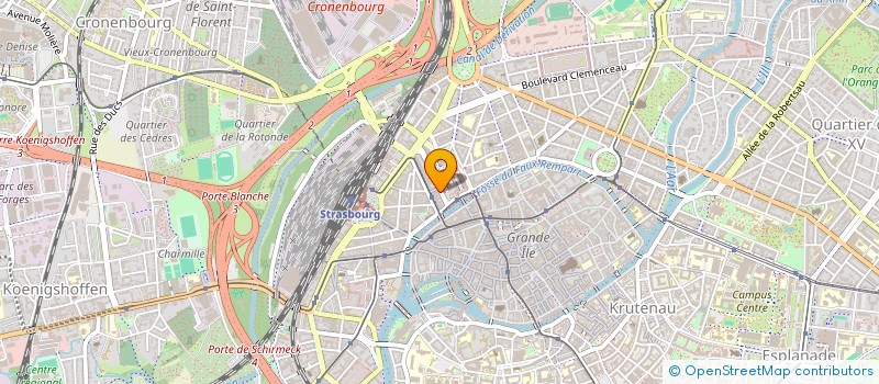 localisation de l'entreprise SEML OKTAVE à STRASBOURG