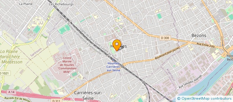 localisation de l'entreprise SEML OVILEC  HOUILLES