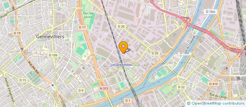 localisation de l'entreprise SEML SEMELOG à PARIS