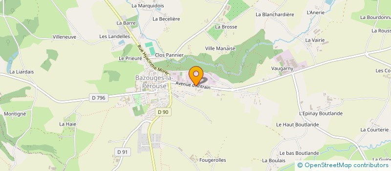 localisation de l'entreprise SEMLO  BAZOUGES-LA-PEROUSE