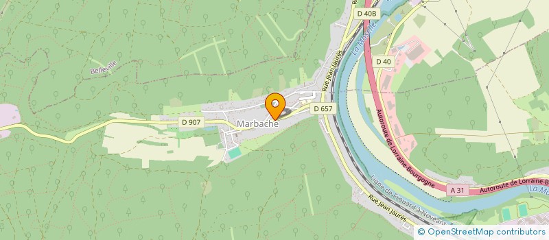 localisation de l'entreprise SEMM  MARBACHE