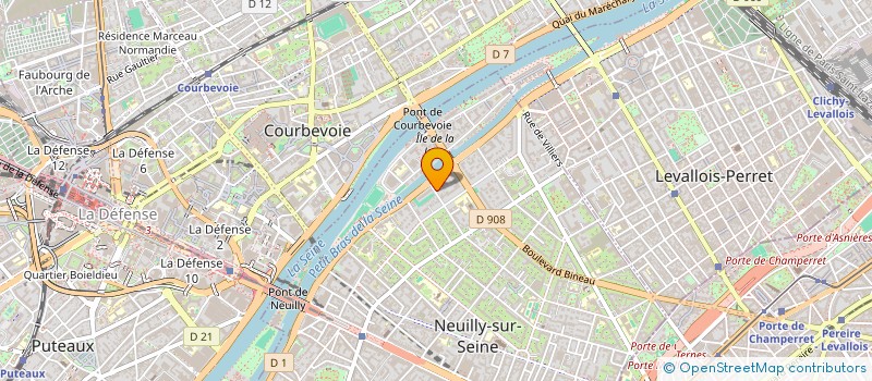 localisation de l'entreprise SEMMA à NEUILLY-SUR-SEINE