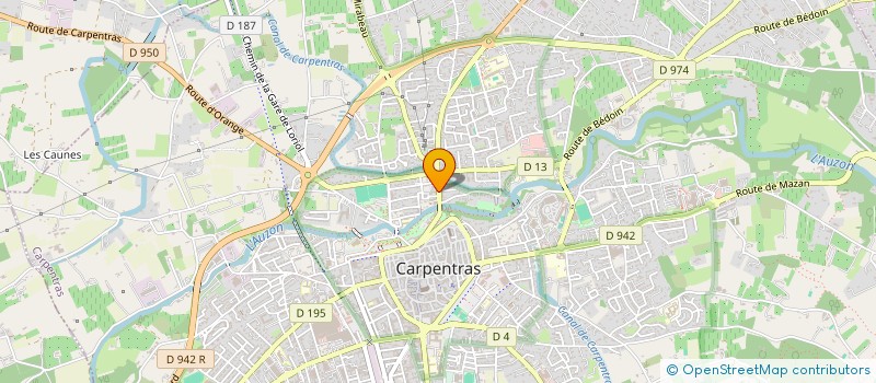 localisation de l'entreprise SEMMA DISTRIBUTION à CARPENTRAS