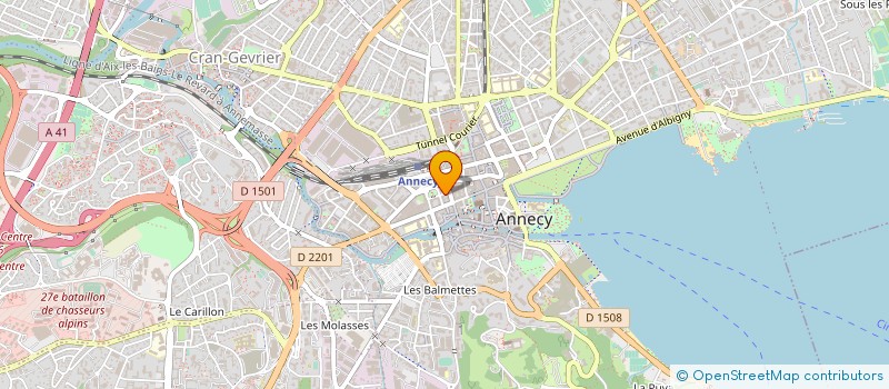 localisation de l'entreprise SEMMAC IMMO à ANNECY