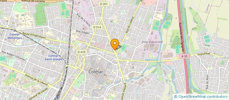 localisation de l'entreprise SEMNO  COLMAR